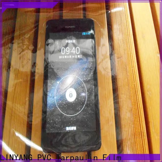 LINYANG anti-UV clear pvc film with good price for outdoor 1