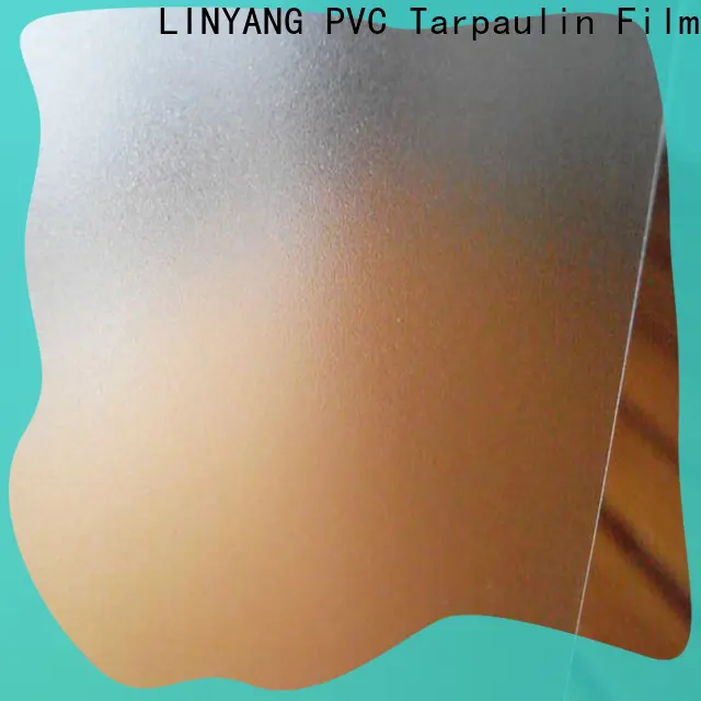 LINYANG waterproof Translucent PVC Film inquire now for plastic tablecloth 1