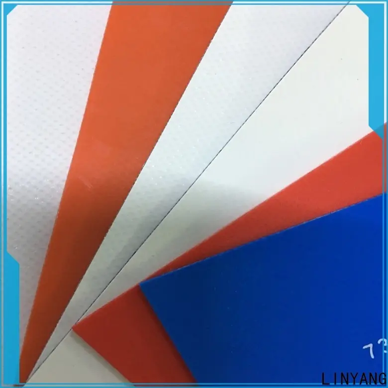 LINYANG tensile tarpaulin film supplier for advertising banner 1
