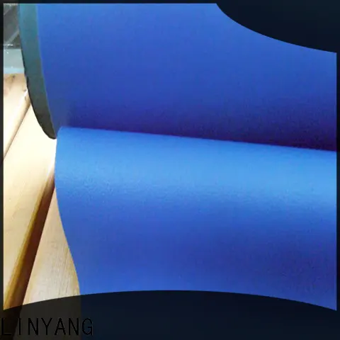 LINYANG semi-rigid self adhesive film for furniture supplier for handbags 1