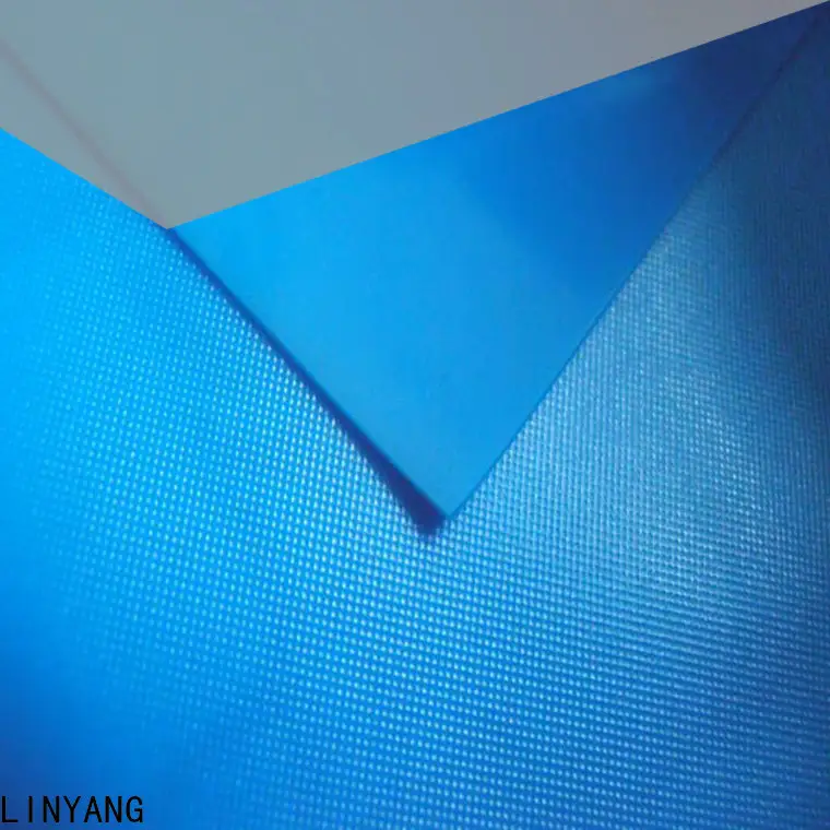 LINYANG rich pvc plastic sheet roll factory price for raincoat1 1