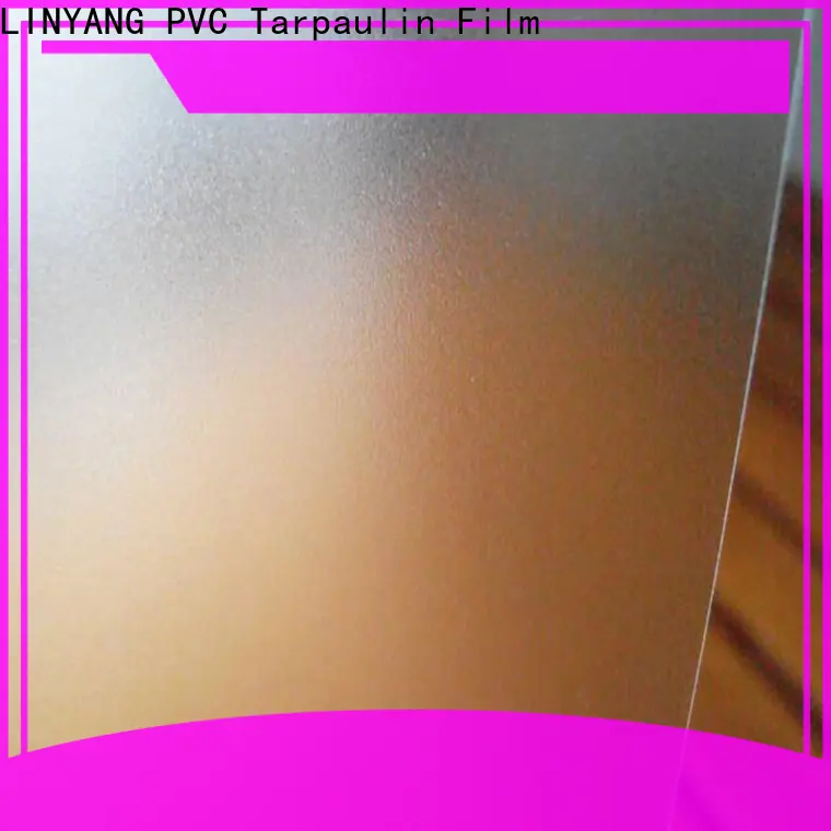 LINYANG antifouling Translucent PVC Film from China for raincoat 1