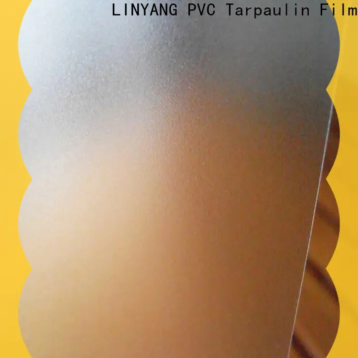 LINYANG antifouling pvc film eco friendly personalized for raincoat 1