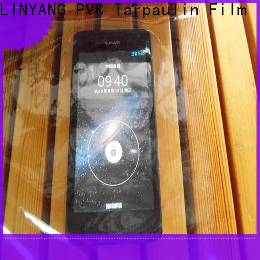 LINYANG waterproof clear pvc film wholesale for handbags membrane1 1