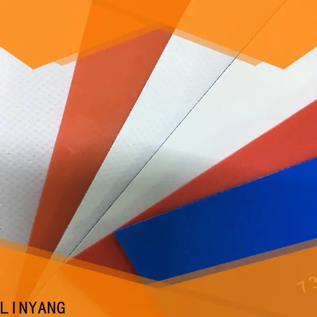 LINYANG waterproof tarpaulin film supplier for advertising banner 1