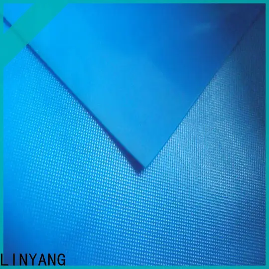 LINYANG anti-UV pvc plastic sheet roll design for umbrella 1