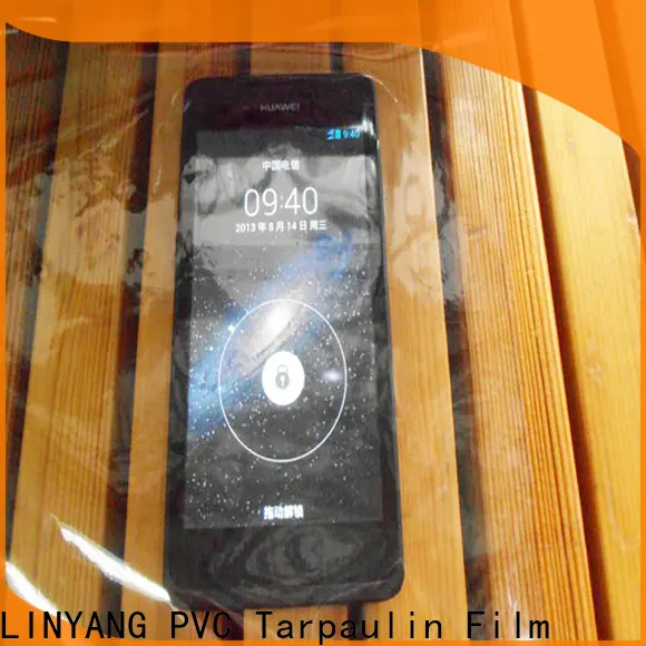 transparent Transparent PVC Film waterproof with good price for handbags membrane 1