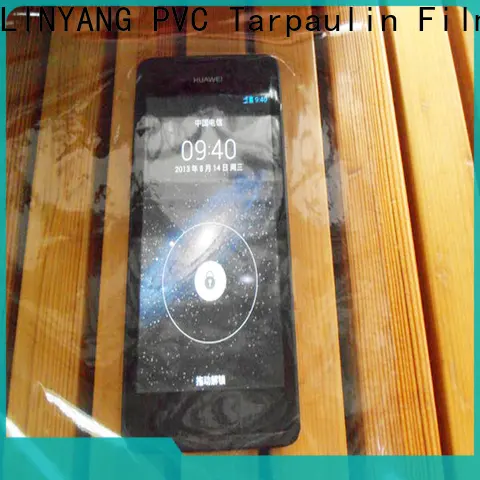 LINYANG antifouling clear pvc film with good price for outdoor 1