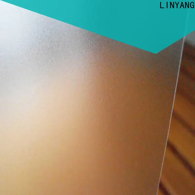 LINYANG translucent pvc film eco friendly manufacturer for plastic tablecloth 1
