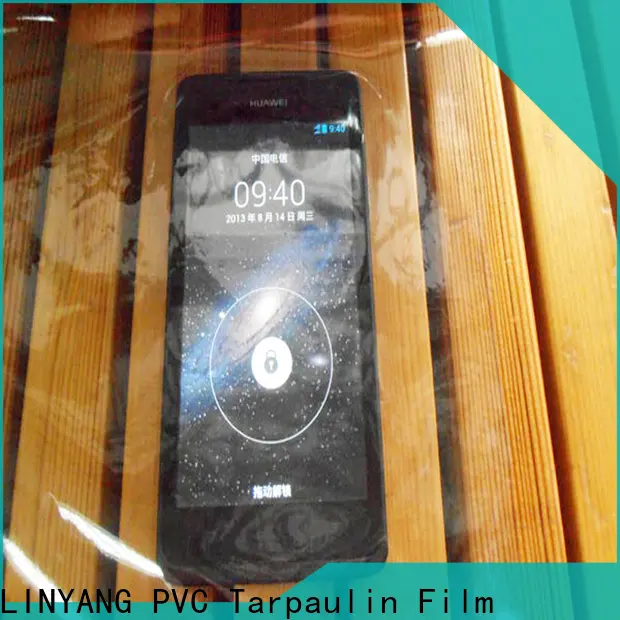LINYANG waterproof clear pvc film factory for agriculture 1