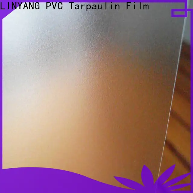 LINYANG translucent Translucent PVC Film manufacturer for plastic tablecloth1 1