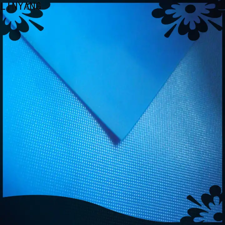 LINYANG anti-UV pvc plastic sheet roll series for household 1