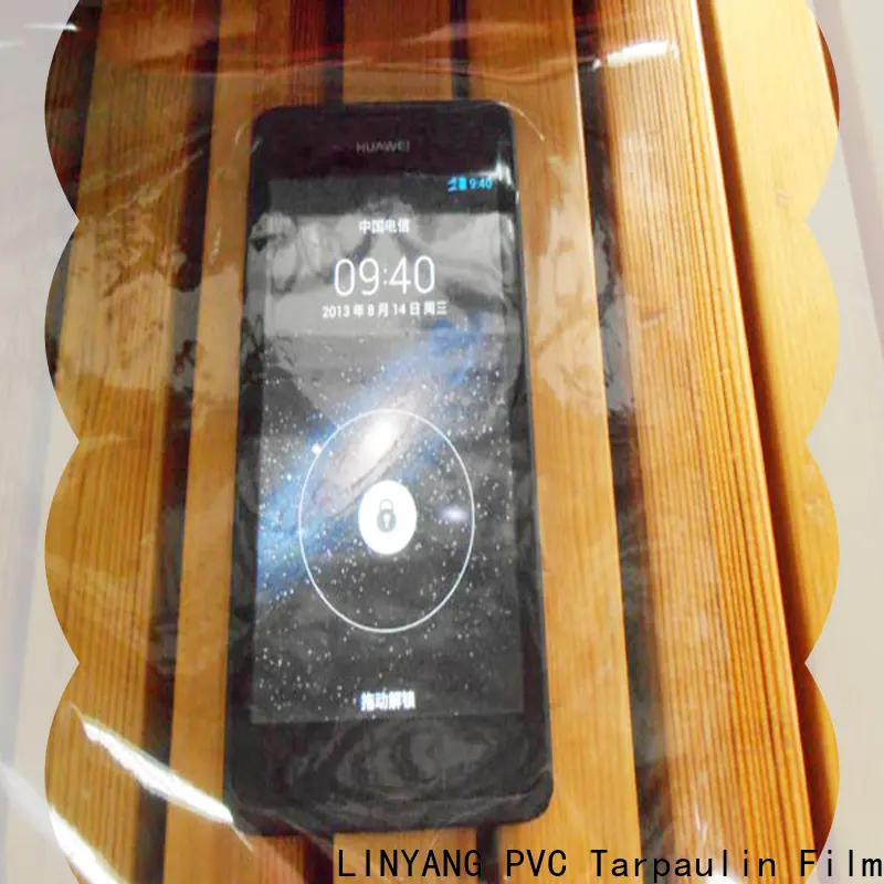 LINYANG waterproof clear pvc film wholesale for handbags membrane3 1