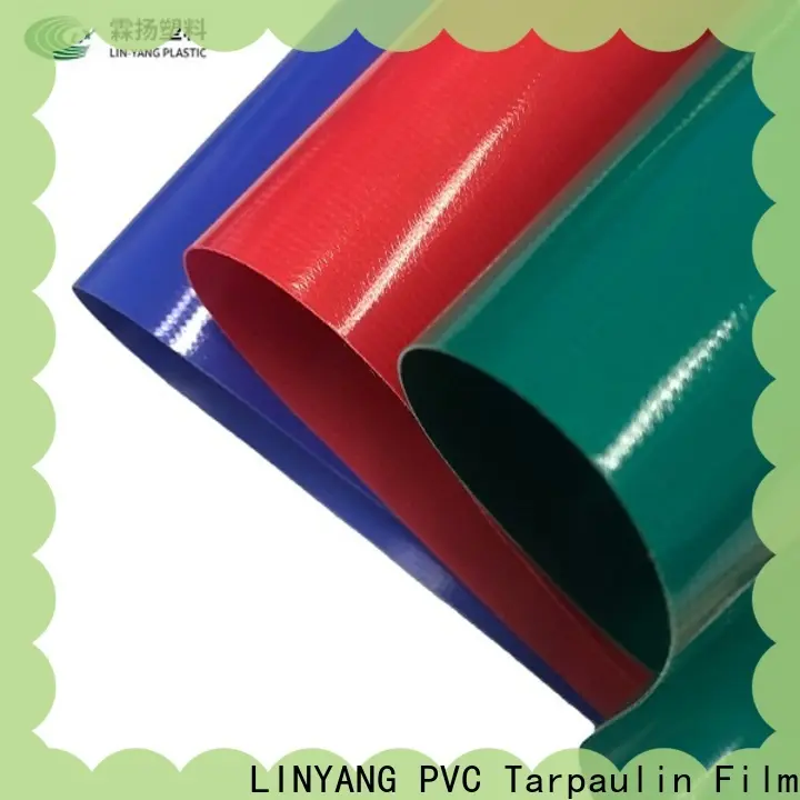 LINYANG mildew resistant pvc tarpaulin truck cover manufacturer for pull canopy tent 1