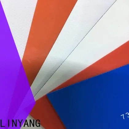 LINYANG PVC tarpaulin fabric factory for industry 1