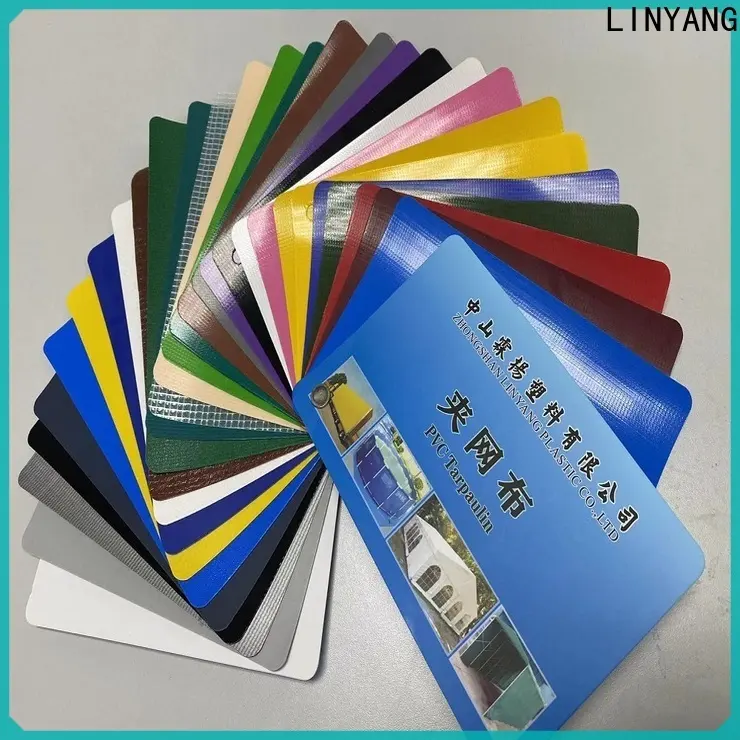 LINYANG best waterproof tarpaulin supplier for advertising banner 1
