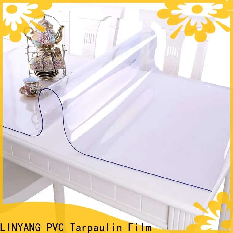LINYANG Transparent PVC Film factory for handbags membrane 1