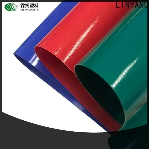 LINYANG pvc tarpaulin fabric supplier for push1 1