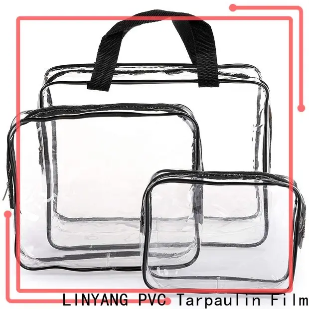 LINYANG standard Transparent PVC Film factory for handbags membrane1 1
