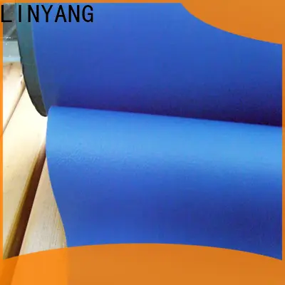 LINYANG pvc self adhesive film for furniture design for handbags 1