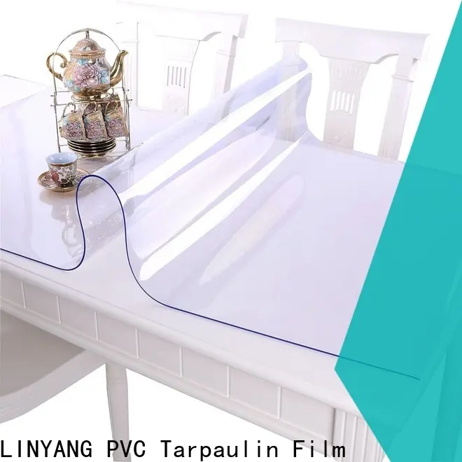 LINYANG Transparent PVC Film wholesale for handbags membrane 1