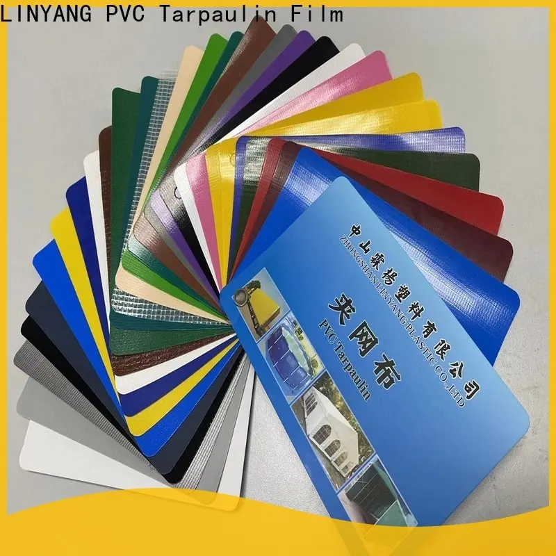 LINYANG mildew resistant pvc tarpaulin design for tent tarps 1
