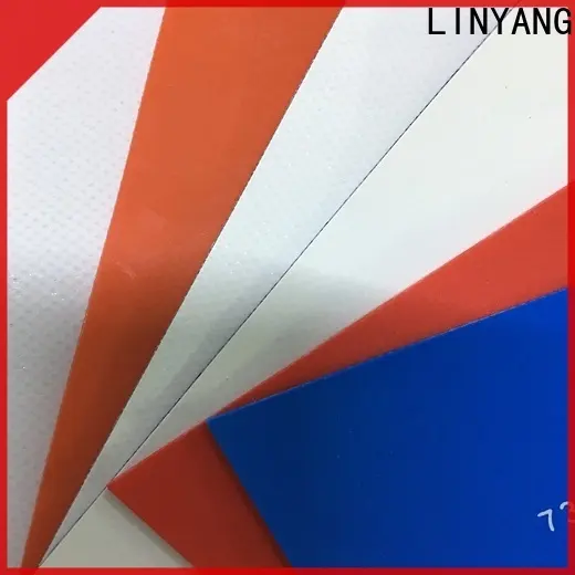 LINYANG pvc tarpaulin supplier for tent 1