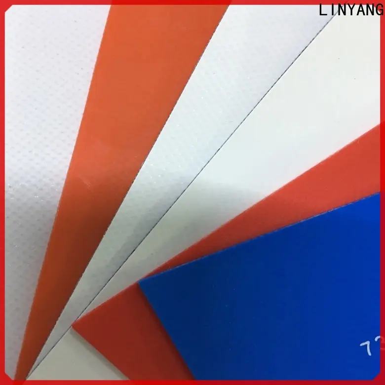 LINYANG the newest PVC tarpaulin fabric supplier for outdoor 1