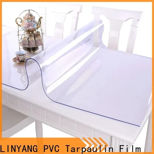 LINYANG waterproof Transparent PVC Film customized for outdoor2 1
