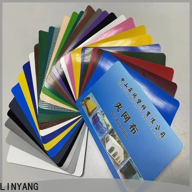 LINYANG flame-retardant pvc tarpaulin supplier for geotextile 1