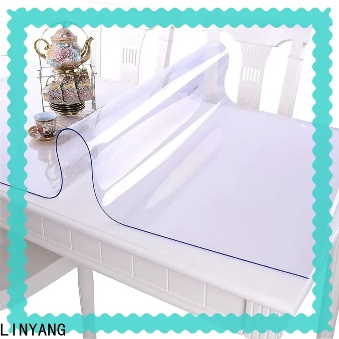 LINYANG transparent clear pvc film customized for outdoor 1