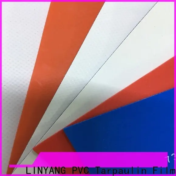 LINYANG heavy duty PVC tarpaulin fabric factory for industry 1