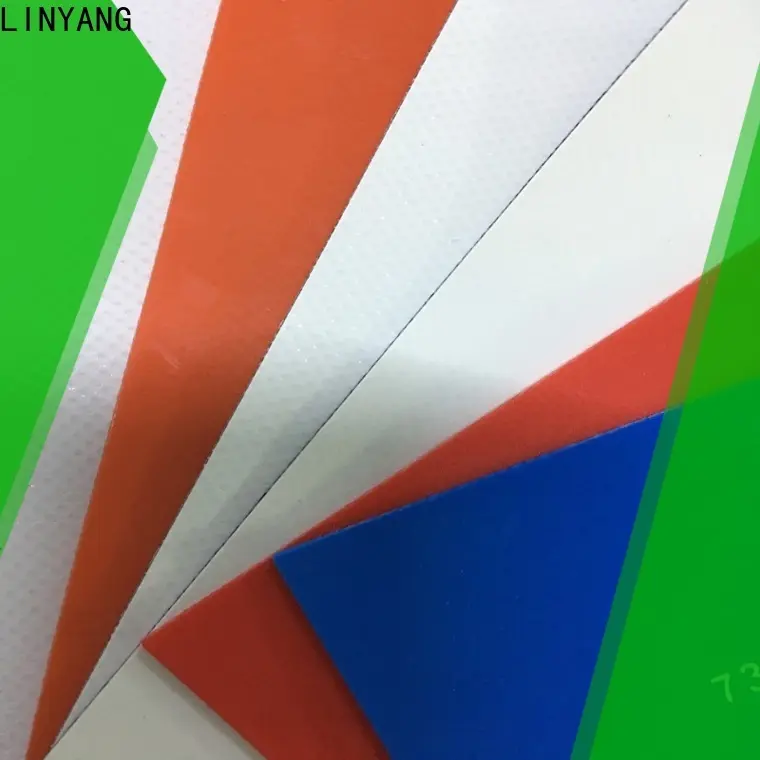 LINYANG flame-retardant pvc tarpaulin series for agriculture tarps 1