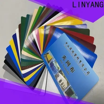 LINYANG flame-retardant heavy duty tarpaulin supplier for advertising banner 1