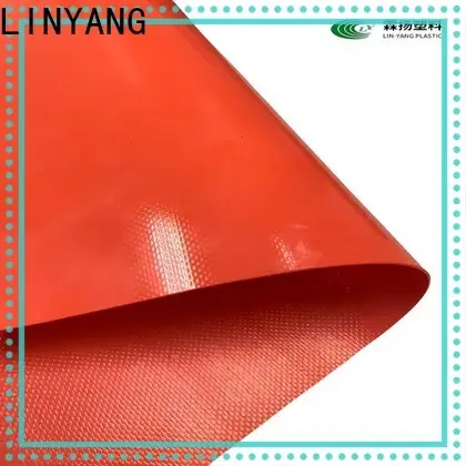 LINYANG flame-retardant waterproof tarpaulin supplier for advertising banner 1