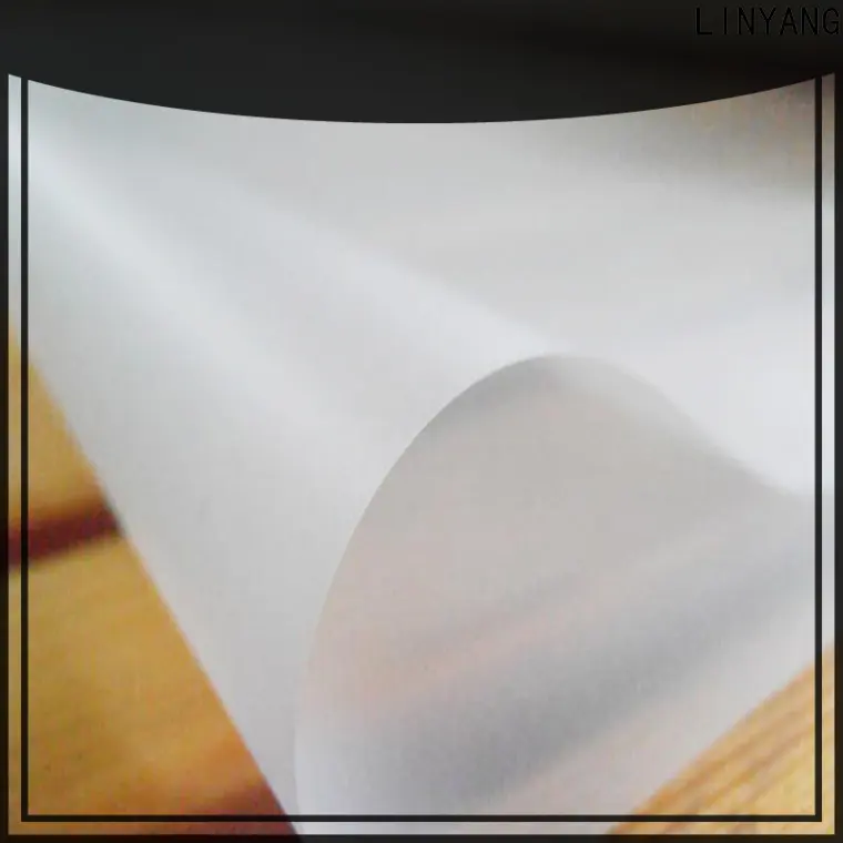 LINYANG waterproof pvc film eco friendly from China for shower curtain1 1