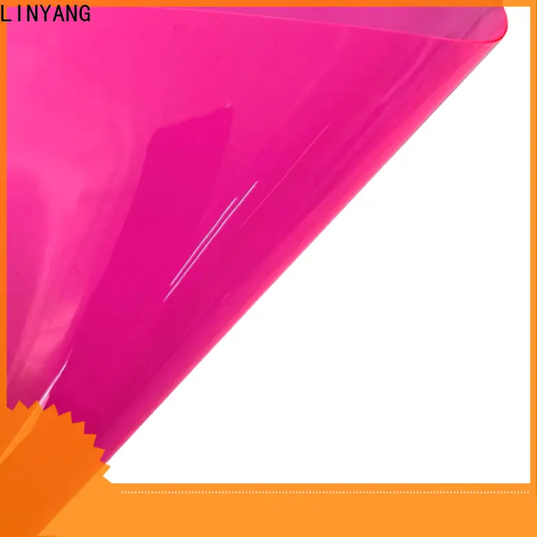 LINYANG density of pvc film personalized for handbags 1
