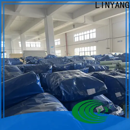 LINYANG blue tarpaulin for geotextile 1
