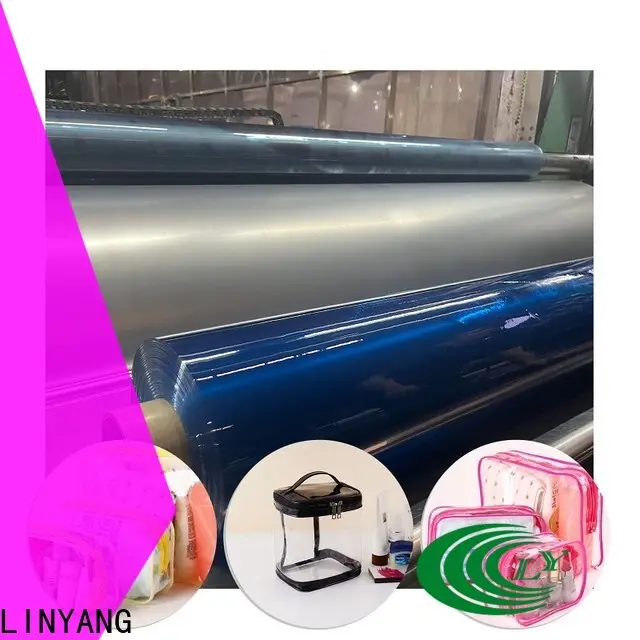 LINYANG waterproof pvc super clear film directly sale 1