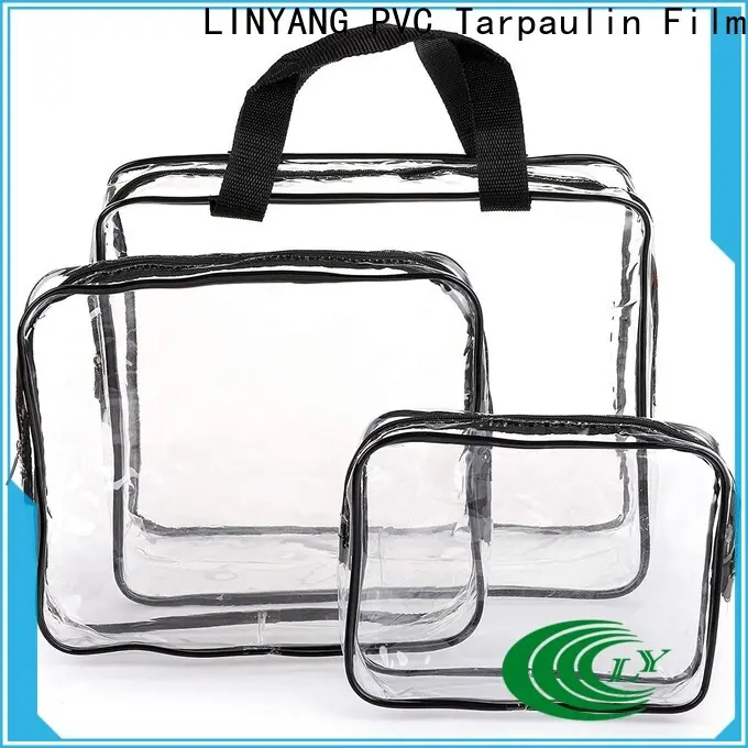 LINYANG anti-UV clear pvc film factory for handbags membrane 1