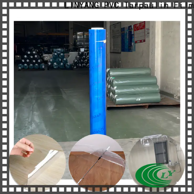 LINYANG anti-UV pvc film manufacturers customized for outdoor 1