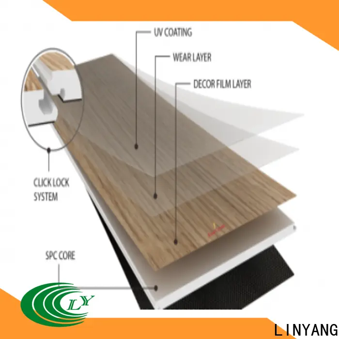 LINYANG spc floor suppliers for decorative materials 1