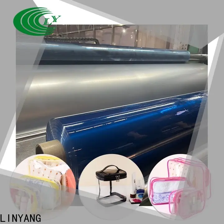 LINYANG flame-retardant super clear pvc film for achitechive 1