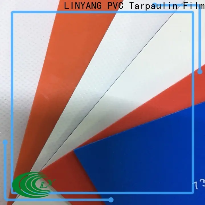 LINYANG pvc heavy duty tarpaulin factory price for geotextile 1