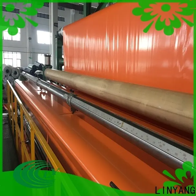 LINYANG waterproof tarpaulin factory price for geotextile 1