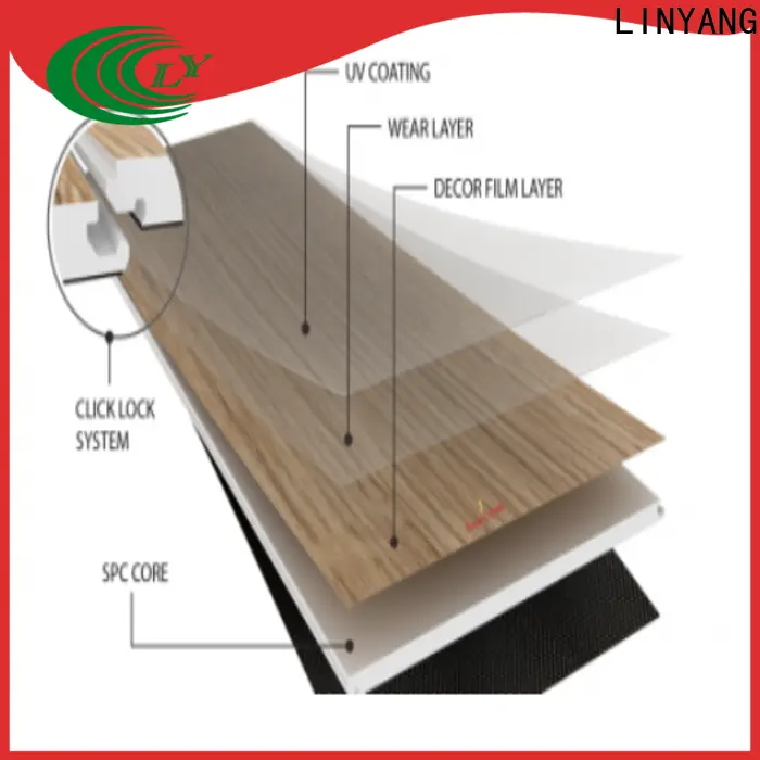 LINYANG spc wood flooring suppliers for furniture decoration 1