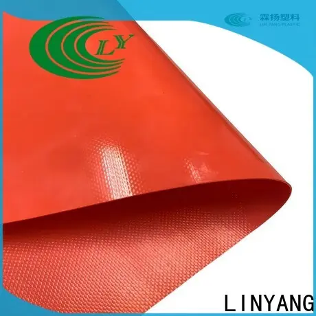 LINYANG Low-cost plastic tarpaulin from China for inflatable application 1