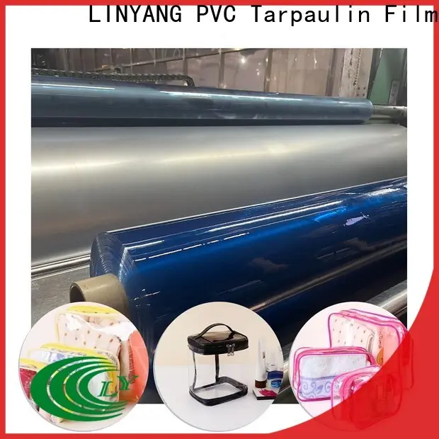 LINYANG waterproof super clear pvc film 1