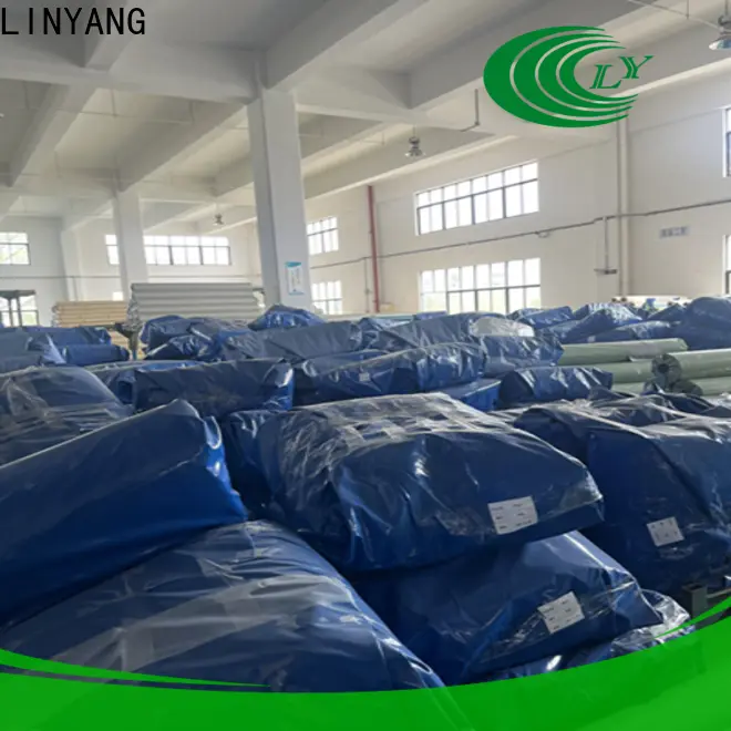 LINYANG vinyl coated polyester tarp directly sale for membrane structures 1