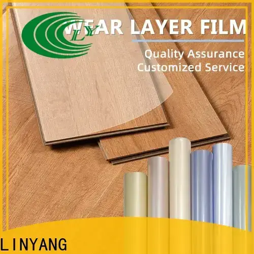 LINYANG mildew resistant vinyl spc directly sale for decorative materials 1